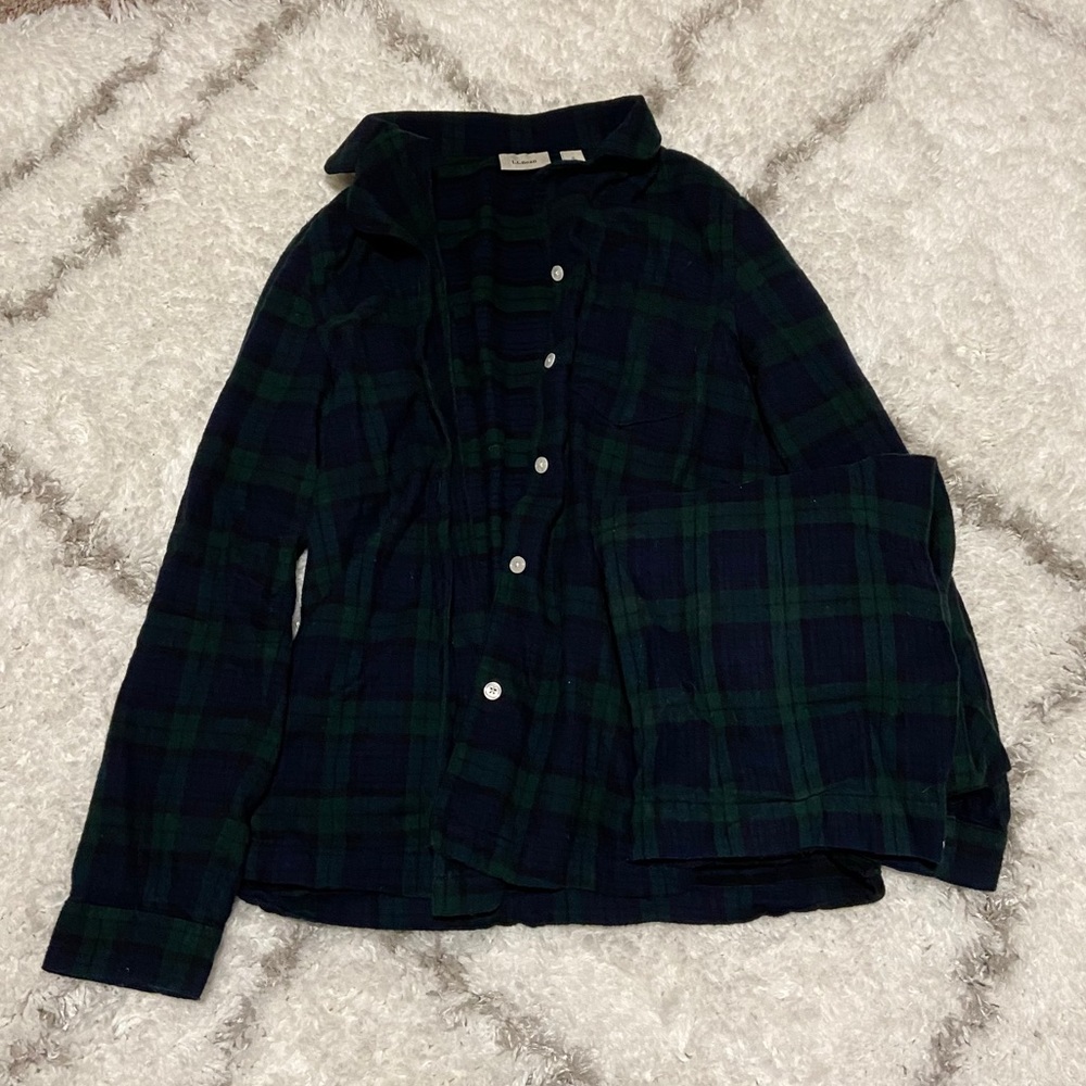 L.L Bean scotch plaid flannel pajamas